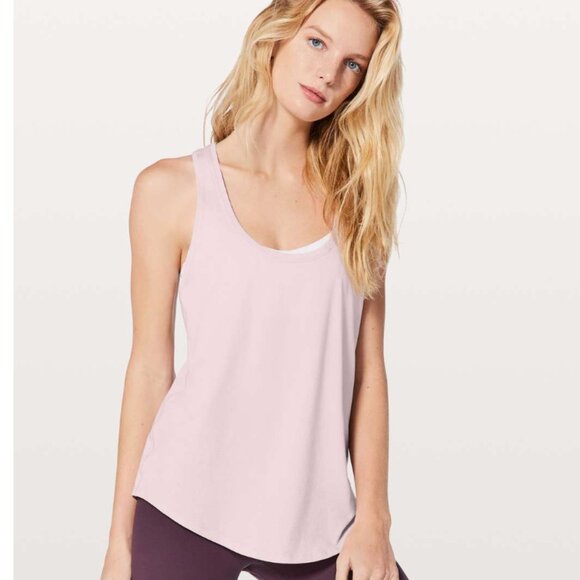 Lululemon Love Tank II in Porcelain Pink - Size Estimated 6 Racerback Shirt Top - Picture 1 of 9